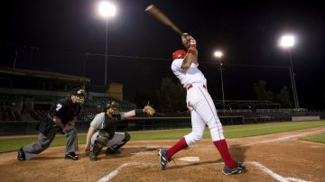 Verlichten van honkbal-/softbalvelden