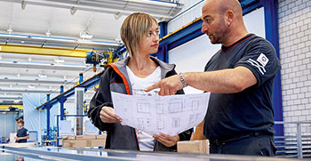 LED-Beleuchtung für die Produktion bei der Schindler Aufzüge AG