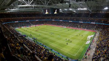 Friends Arena effektivt upplyst med Philips-belysning för arenor