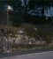 Nu visar LED-armaturerna CitySwan och Lilla Köpenhamnsarmaturen trafikanterna vägen inmot Mörby centrum.
