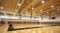 Gymnasium lit with LED lighting