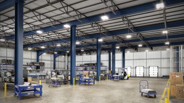 LED warehouse lighting