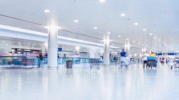 Airport smart lighting
