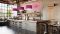 Shaper Sense drums pink shades in coffee shop