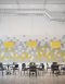 Cafeteria lighting with Shaper Sense box