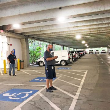 Lovett School and WaveLinx Lite parking garage