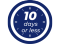 10 days or less icon