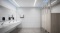 Bathroom with UV-C germ disinfectant lighting