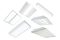 Metalux linear troffer lights with tunable white lighting