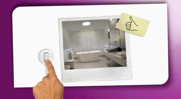 how to light your bathroom - safe and decorative bathroom lighting ideas by Philips 