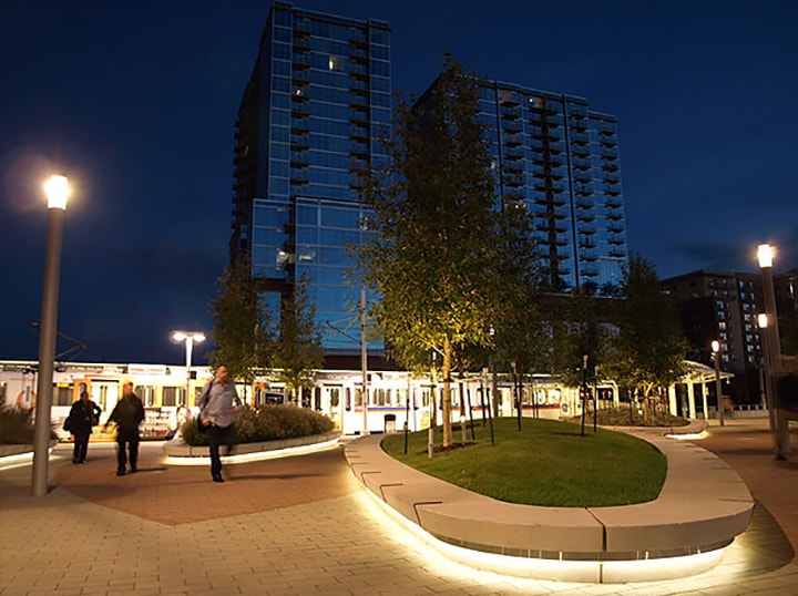 Light rail terminal