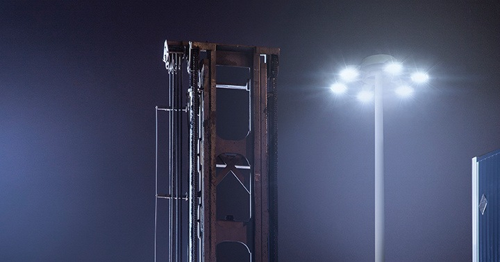 HighFocus LED GEN 2 high mast luminaire performance