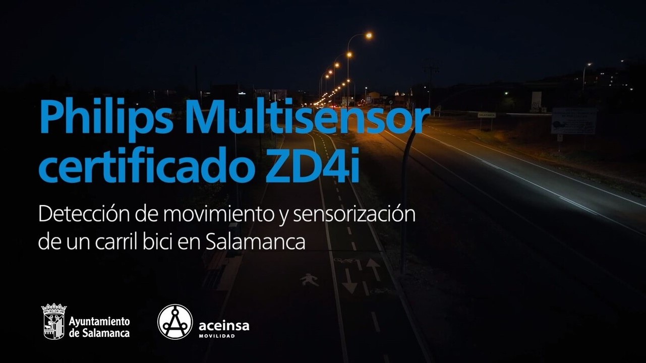 Alumbrado p&uacute;blico sensorizado en Salamanca.