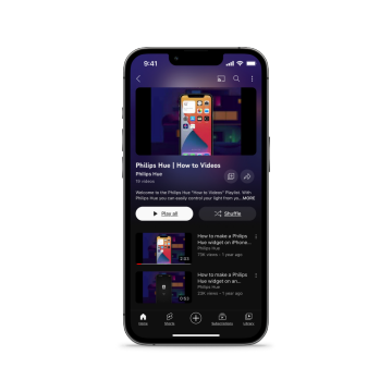 YouTube ของ Philips Hue