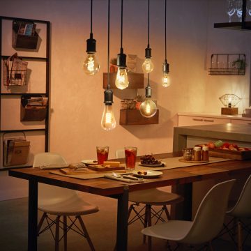 Filament-Lampen für die Küche