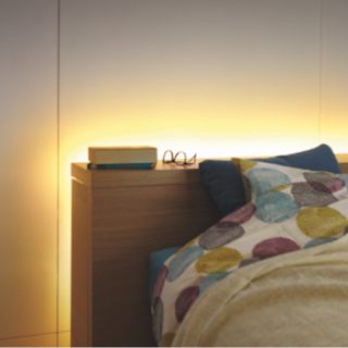 LED-ljuslister för sovrum