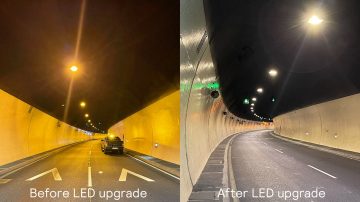 El túnel del puerto de Dublín actualiza su iluminación con LED priorizando la eficiencia energética