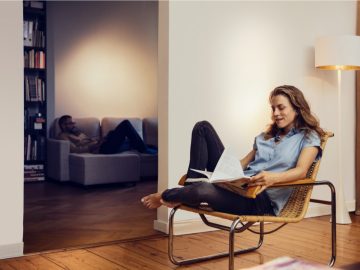 Living room lighting Philips Hue