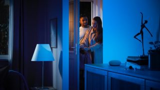 “make the living room blue”
