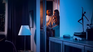 'Make the living room blue.'