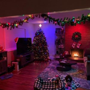 Christmas lighting with Hue