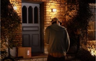 Deter unwanted guests at your door.