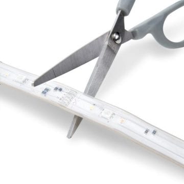 Philips Hue light strip with power cable, adapter, signal box, and connector