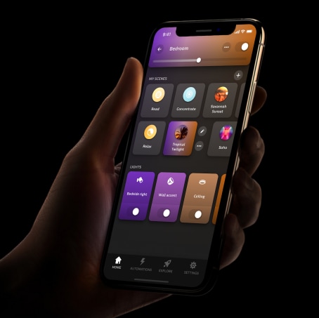 Personalize with the Hue app