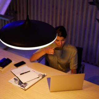 How to light a home office