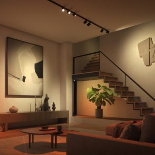 What is track lighting?