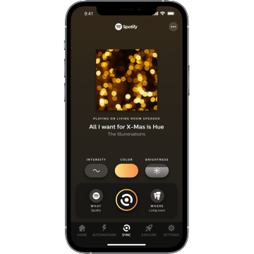 Aplikasi Natal Philips Hue
