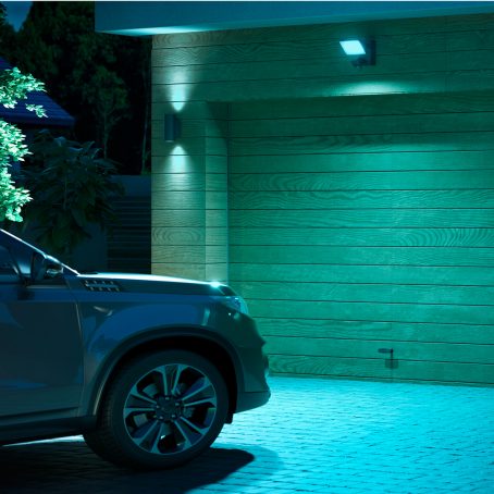 Mocne, kolorowe światło